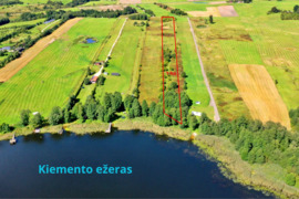 Parduodamas 1 ha žemės ūkio sklypas rekreacinėje zonoje prie Kiemento ežero, Šarkiškių k., Giedraiči