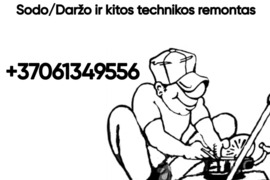 Sodo/daržo technikos remontas Alytuje