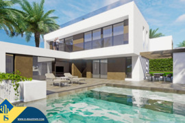 Statoma vila su privačiu baseinu, Alicante provincijoje, Finestrat mieste. 7 kambariai | 375 m² | 2.