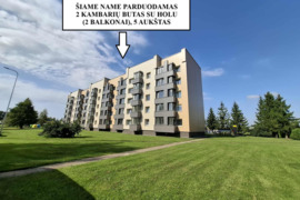 Tvarkingas su holu,2 balkonais, renov. name