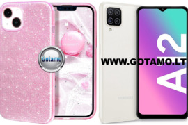 ILLumi-Neo silikoniniai dėklai nugarėlės Samsung Galaxy A12, M12 telefonams