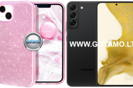 ILLumi-Neo silikoniniai dėklai nugarėlės Samsung Galaxy S22 5G telefonui