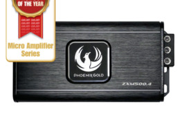 Phoenix Gold ZXM500.4 4 kanalų automobilinis stiprintuvas