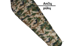 Ančių pūkų šilti miegmaišiai