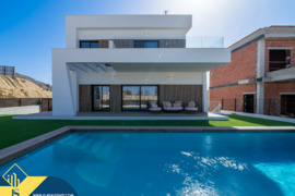 Statoma vila su privačiu baseinu, Alicante provincijoje, Finestrat mieste. 4 kambariai | 129 m² | 2.