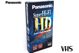 Nauja VHS kasetė Panasonic NV-E180HFL