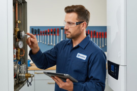 Senų ir naujų dujinių katilų remontas