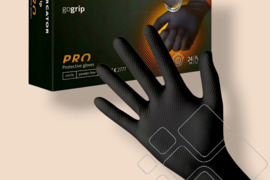 MERCATOR GoGrip Black nitrilinės pirštinės