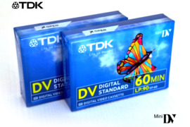 Mini DV kasetės TDK