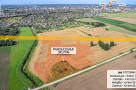 Parduodami 28 namų valdos sklypai Panevėžyje su galimybe plėtoti gyvenamųjų namų kvartalą