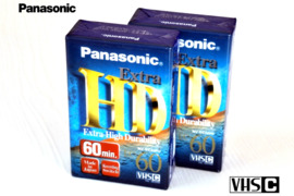 Naujos VHS-C kasetės Panasonic NV-EC60HF