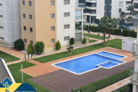Penthouse apartamentas su bendru baseinu, Alicante provincijoje, Orihuela Costa mieste. 4 kambariai 