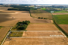 87.56 a sklypas Kretingos r. sav., Kiauleikiai, Kalvio g.