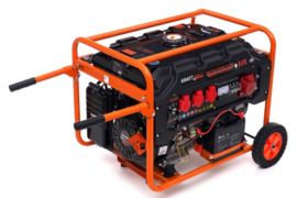 Benzininis generatorius 5,5KW 12/230V/380V KD165