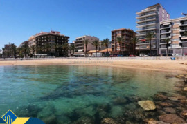 Apartamentas su terasa, Alicante provincijoje, Torrevieja mieste, Playa del Cura rajone. 5 kambariai