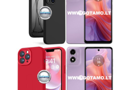 B-Soft Plus dėklai nugarėlės Motorola Moto E14, G04, G04s, G24, G24 Power