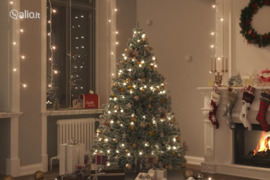 vidaXL LED lempučių girlianda, 100m, PVC, 1000 šiltų baltų LED
