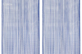 vidaXL Virvelinės užuolaidos, 2vnt., 140x250cm, mėlynos spalvos