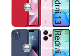 B-Soft Plus dėklai nugarėlės Xiaomi Redmi 13, Xiaomi Redmi 13 5G telefonams