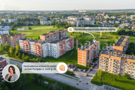 3 kamb. butas Plungės r. sav., Plungė, A. Jucio g.