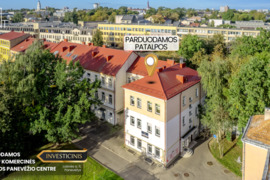 PARDUODAMOS KOMERCINĖS PATALPOS PANEVĖŽIO MIESTO CENTRE, LAISVĖS AIKŠTĖJE