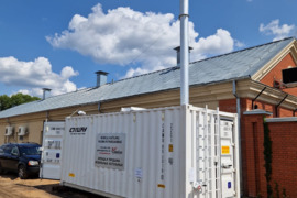 Mobili 300kw katilinė konteineryje