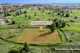 Parduodamas namų valdos sklypas Panendrės g. 15P, Panevėžyje