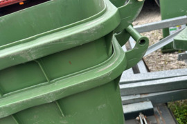 Brokuoti Buitiniu atlieku konteineriai 240 ltr