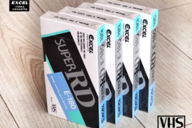 VHS kasetės Excel naujos neišpakuotos