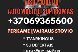 Auto supirkimas vilniuje