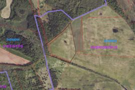 Parduodama 4,64ha žemės Akmenos k. Viešintų sen.