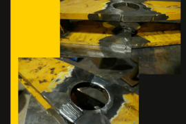 Krano strėlės remontas ir geometrijos atstatymas Klaipėdos apskrityje