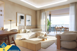 Statomi apartamentai su baseinu, Alicante provincijoje, Benijofar mieste. 4 kambariai | 86 m² | 8 ki