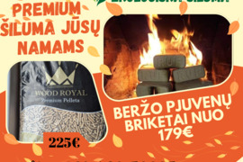 Jaukiems namams- aukščiausios kokybės granulės