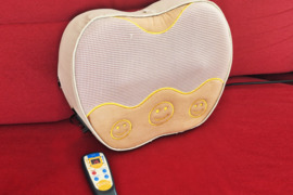 Masažinė pagalvė su šildymu nugarai, kaklui, pečiams, juosmeniui, kojoms