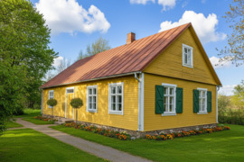 Vienkiemis su ūkiniu, pirtele prie Pušaloto