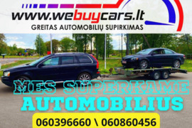 AUTO SUPIRKIMAS VILNIUS KAUNAS KLAIPĖDA 