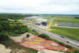 19,3 a komercinis sklypas, šalia A1 magistralės, Dainavos r. Taikos pr. Kaunas