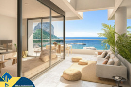 Statomi apartamentai su bendru baseinu, Alicante provincijoje, Calpe mieste. 3 kambariai | 77 m² | 2