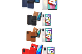 Gotamo Vintage natūralios odos dėklai Samsung Galaxy A51 telefonui