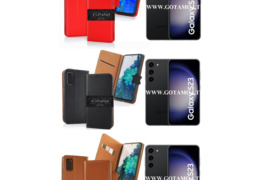 Gotamo Vintage natūralios odos dėklai Samsung Galaxy S23 telefonui