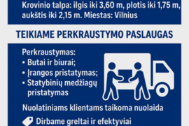 Perkraustymo paslaugos Vilniuje