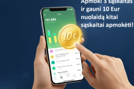 NAUJIEMS vartotojams! Perlas Go 10 € nuolaidos kodas sąskaitai apmokėti