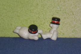 61. Kinder siurprizo kolekcines figureles skrybeliukai 1 e uz vnt.