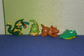 67. Kinder siurprizo kolekcines figureles drakonai ant ratuku 1 e uz vnt.