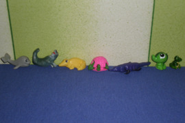 70. Kinder siurprizo kolekcines figureles vandens gyvunai 1 e uz vnt.