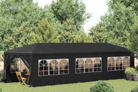 vidaXL Proginė palapinė, 3x9m, antracito spalvos