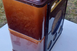 Vintažinis el. oro šildytuvas su kaitlente, Vokietija. Koklinis