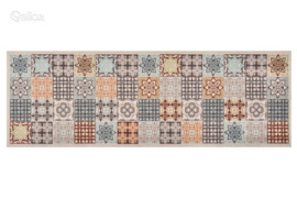 vidaXL Virtuvės kilimas, spalvotas, 60x300cm, plaunamas, mozaikinis