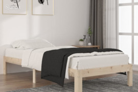 vidaXL Lovos rėmas, 90x200cm, pušies medienos masyvas